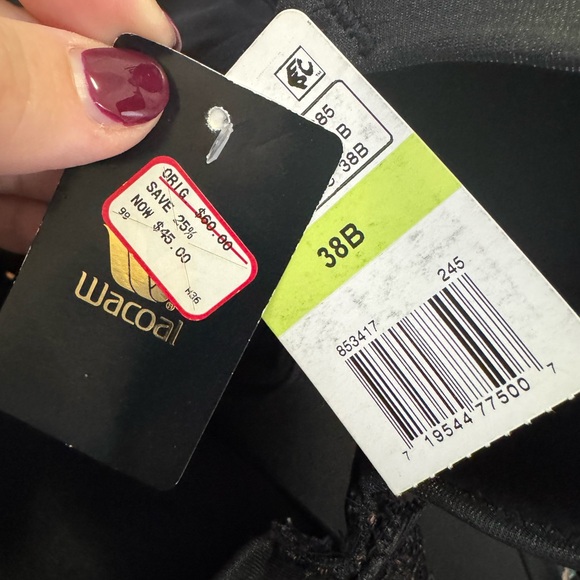 Wacoal Women's La Femme Embroidery T-Shirt Bra Size 38B BNWT - Picture 5 of 5